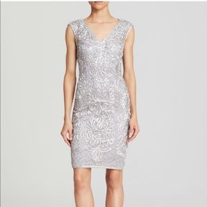 silver sheath dress